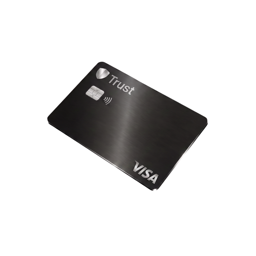 Trust Metal Card — black metal Visa